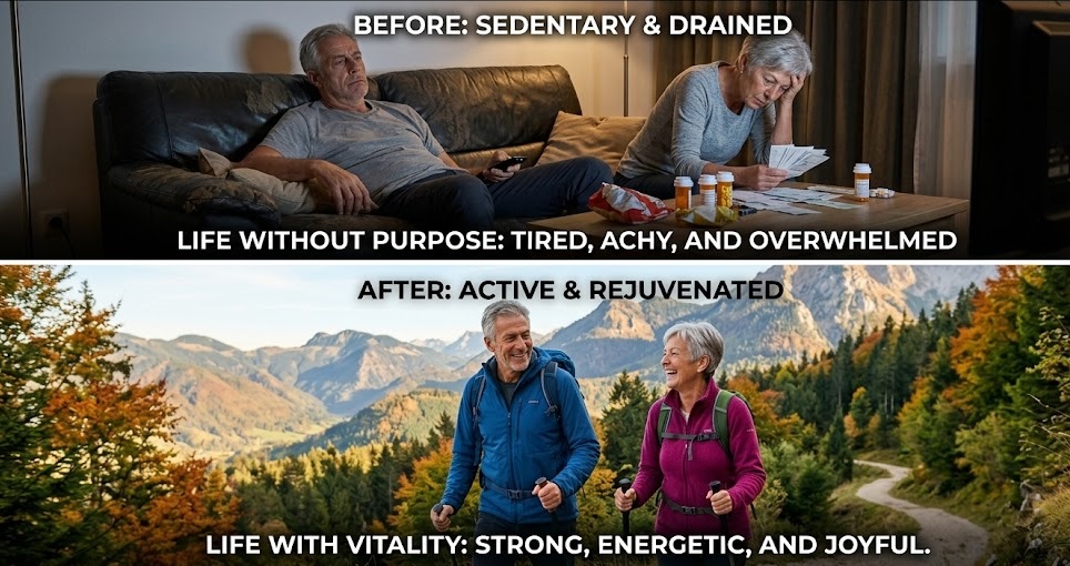 Before and after weight loss transformation